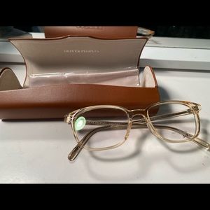 Oliver People’s Transparent Glasses
